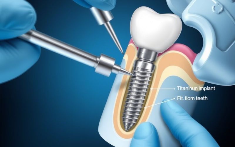 Dental implants treatment in Gulshan Dhaka for permanent tooth replacement and natural-looking smile restoration
